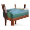 Empire Jacob模型办公室扶手椅，覆盖绿色皮革， - Moinat - 扶手椅