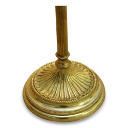对路易十六“Quinquet”风格镀金青铜灯，带……