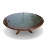 Grande table en acajou de salon ancienne à l'anglaise avec … - Moinat - Tables de salon