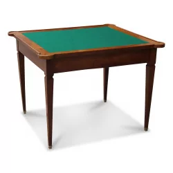 Rectangular board games table restored. France, around...