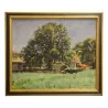 Landscape painting by Philippe ZYSSET (1889-1974). - Moinat - Painting - Landscape