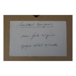 版画“罗马内格罗尼别墅的景色”。