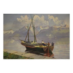 картина маслом на холсте, подписанная Gaston Robert PEITREQUIN...