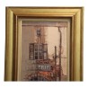 Tableau vertical huile sur toile représentant une façade … - Moinat - Tableaux - Paysage
