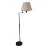 floor lamp in dark gray metal adjustable in height and … - Moinat - Standing lamps