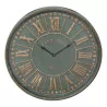 Water green wall clock with Roman numerals and - Moinat - ShadeFlair