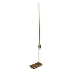 lamp in patinated brass.