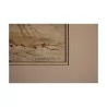 Tableau aquarelle représentant la Baie de Warborough signé … - Moinat - Tableaux - Paysage