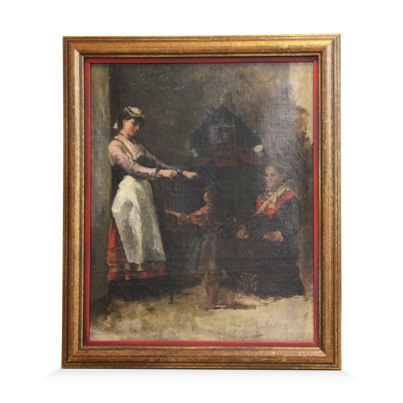 代表 3 代女性的布面油画...... - Moinat - 画 - 各种的 代表 3 代女性的布面油画...... - Moinat - 画 - 各种的