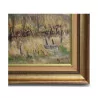 Oil painting on canvas representing the Berges du Loup in … - Moinat - Painting - Landscape