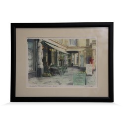 Tableau représentant la Promenade de Montpellier Angleterre