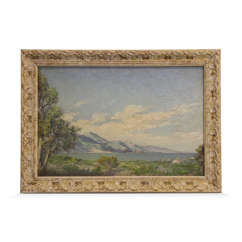 Painting representing Beaulieu sur Mer signed lower right S. - Moinat - Painting - Landscape Painting representing Beaulieu sur Mer signed lower right S. - Moinat - Painting - Landscape