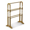 Porte-linge en bois laqué jaune. - Moinat - Accessoires de décoration