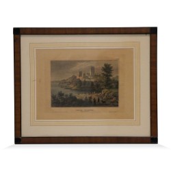 Gravur „SCHLOSS WEIDENECK“.