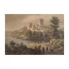 Gravure “SCHLOSS WEIDENECK”. - Moinat - Gravures