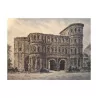 Gravure “Porta Nigra”. - Moinat - Gravures