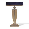 Table lamp in glass and nickel. - Moinat - Table lamps