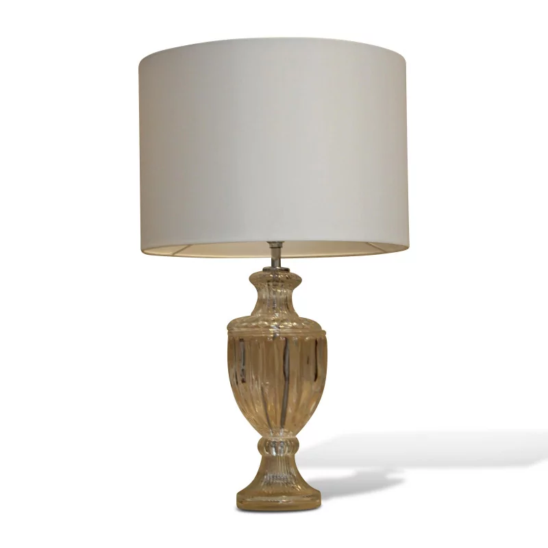 Glass urn table lamp. - Moinat - Table lamps