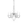 \"EGMONT\" crystal chandelier with 6 G9 lights. - Moinat - Chandeliers, Ceiling lamps