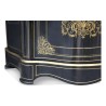 Buffet galbé en bois ébonisé et filets de marqueterie dorés … - Moinat - Bahuts, Bars, Buffets, Coffres, Enfilades