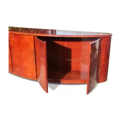 sideboard goatskin (parchment) lacquered Aldo TURA (1909-1963). …