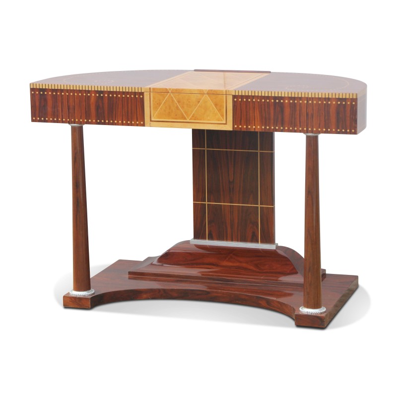 Art Deco cabinet console in rosewood and elm veneer - Moinat - Consoles, Side tables, Sofa tables Art Deco cabinet console in rosewood and elm veneer - Moinat - Consoles, Side tables, Sofa tables