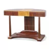 个红木和榆木贴面装饰艺术橱柜控制台 - Moinat - Consoles, 边桌, Sofa tables