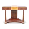 个红木和榆木贴面装饰艺术橱柜控制台 - Moinat - Consoles, 边桌, Sofa tables