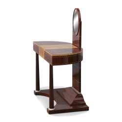 1 Coiffeuse Art Déco en plaquage de palissandre et orme modèle …