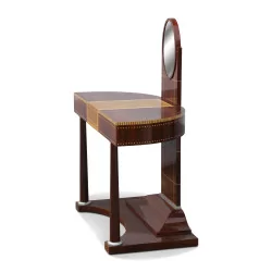 Art Deco dressing table in rosewood and elm veneer model …