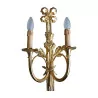 Louis XVI hunting horn sconce with knot at the top and … - Moinat - Table lamps