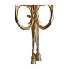 Louis XVI hunting horn sconce with knot at the top and … - Moinat - Table lamps