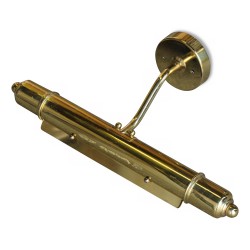 Vintage table lamp with round base. Paris France, around 1960.