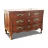 Bordeaux chest of drawers in walnut and brown marble top with 3 … - Moinat - Chests of drawers, Commodes, Chifonnier, Chest of 7 drawers