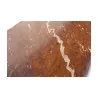 Commode bordelaise en noyer et dessus marbre brun avec 3 … - Moinat - Commodes, Chiffonniers, Semainiers