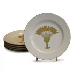 Golden “PALM” plate. Dishwasher safe. …