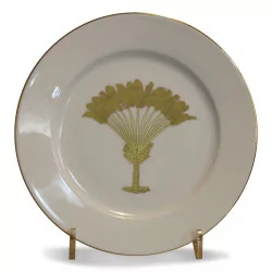 Golden “PALM” plate. Dishwasher safe. …