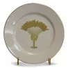 Golden “PALM” plate. Dishwasher safe. … - Moinat - Chinaware, Porcelain