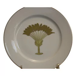 Golden “PALM” plate. Dishwasher safe. …