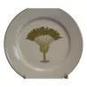 Golden “PALM” plate. Dishwasher safe. … - Moinat - Chinaware, Porcelain