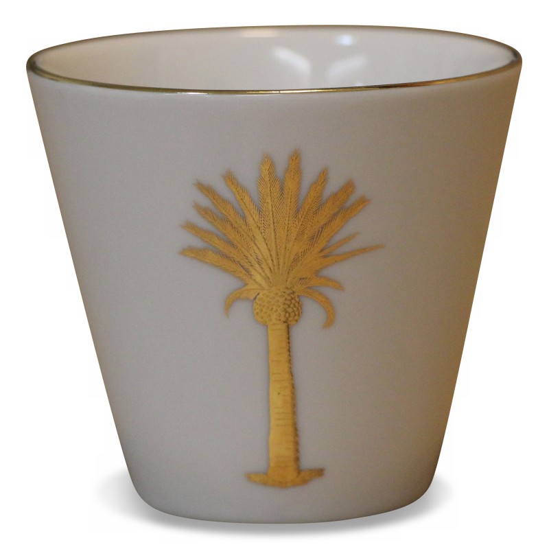golden “PALM TREE” espresso cup. Resistant to… - Moinat - Chinaware, Porcelain golden “PALM TREE” espresso cup. Resistant to… - Moinat - Chinaware, Porcelain