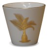 golden “PALM TREE” espresso cup. Resistant to… - Moinat - Chinaware, Porcelain