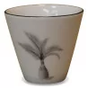 black “PALM TREE” espresso cup. Resistant to… - Moinat - Chinaware, Porcelain