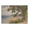 Peinture d’un paysage du bord du lac - Moinat - Tableaux - Paysage