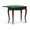 Napoleon III mahogany game table. - Moinat - Bridge tables, Changer tables