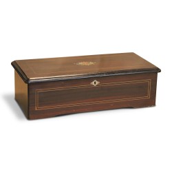 Music box with wooden case.