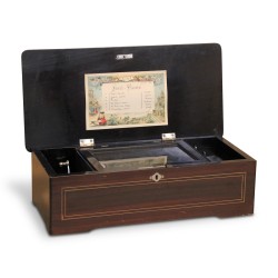 Music box with wooden case.