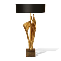 Pair of lamps signed CHARLES PARIS.