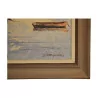 oil painting on canvas signed Gaston Robert PEITREQUIN... - Moinat - Painting - Navy