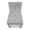 Set of 4 white lacquered Louis XVI chairs, upholstery on … - Moinat - Chairs